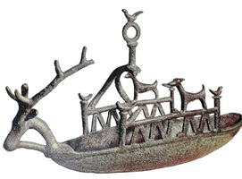 Bronze Schiff Sardinien